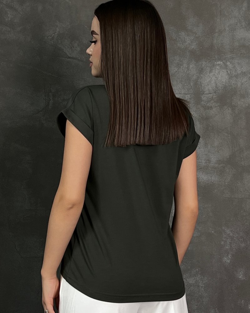 Футболка рукава с отворотом 72442901\709