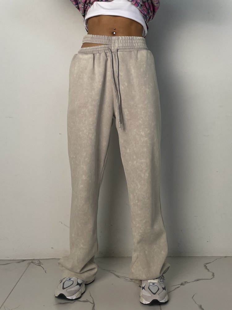 Брюки спортивные прямого кроя, на кулиске 72453523\717