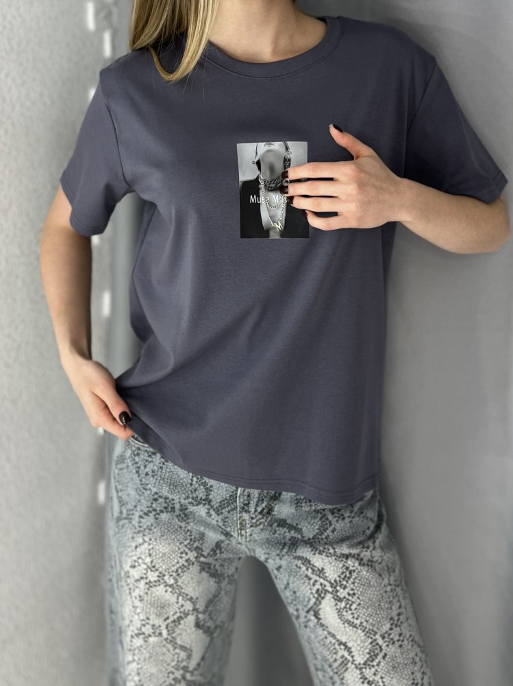 Футболка с принтом 72461898\10