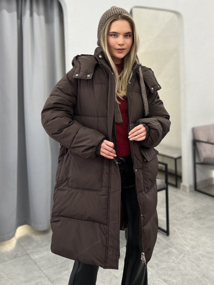 Пуховик с капюшоном (зима) 72460720\1013