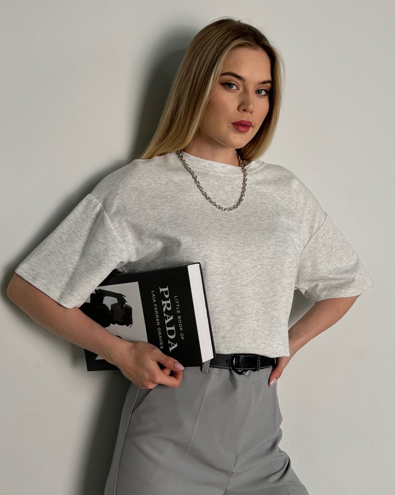 Базовая футболка oversizе (хлопок) 72444157\436