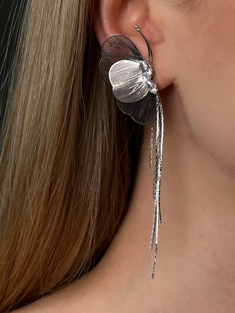 Серьги бабочки Exclusive 72459714\448