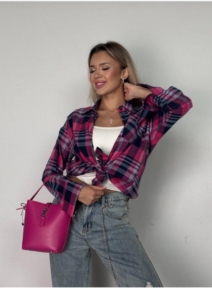 Рубашка в клетку SHOPDAANNA 7069 72454581\447