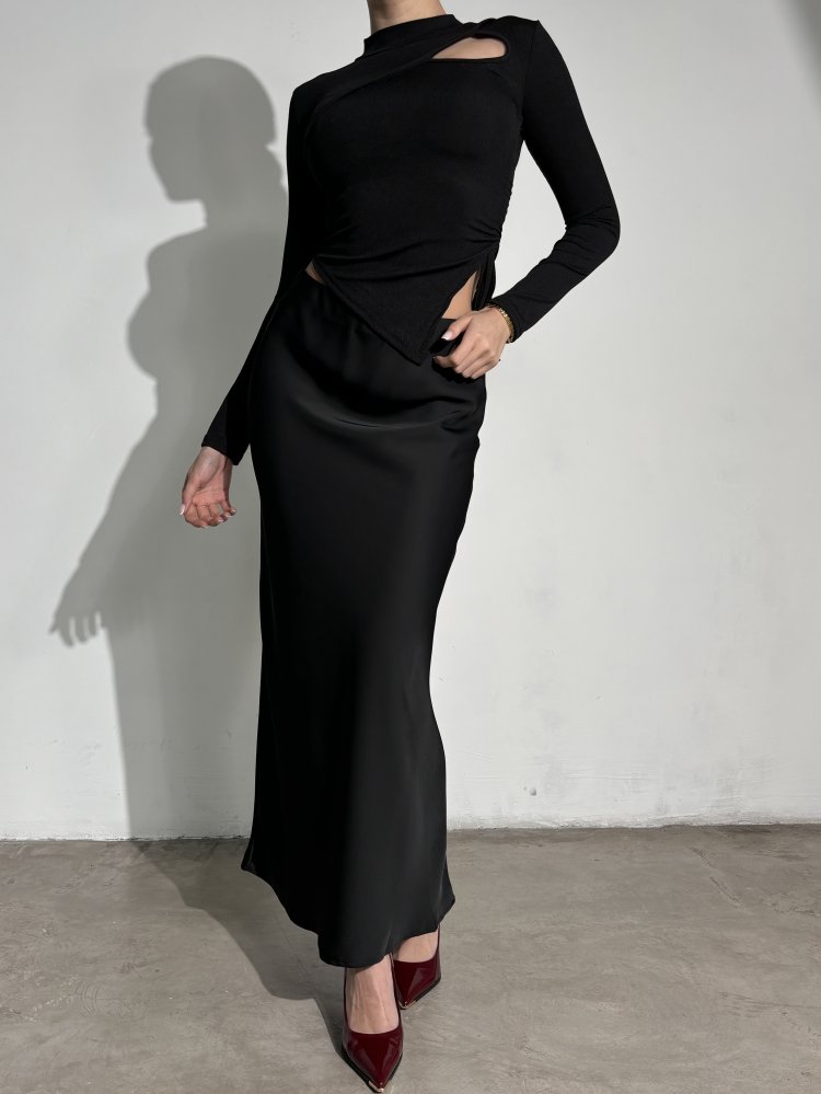 Юбка атласная макси Еxclusive 72459769\15