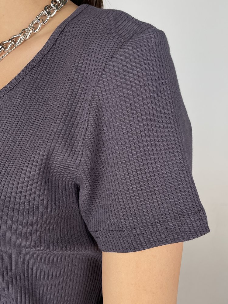 Футболка в рубчик SHOPDAANNA 72454526\1008