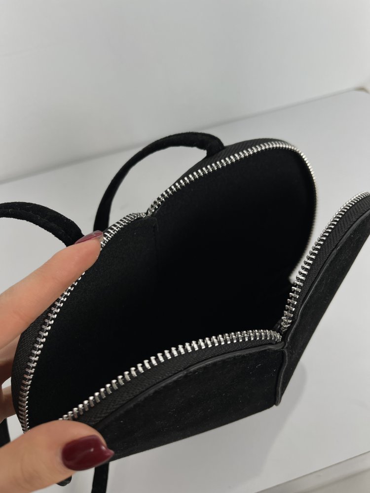 Мини-сумка сердце (замша) 72455714\15