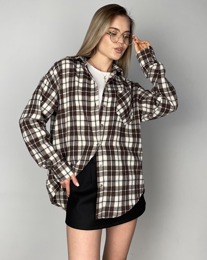 Рубашка SHOPDAANNA в клетку 72459020\1013