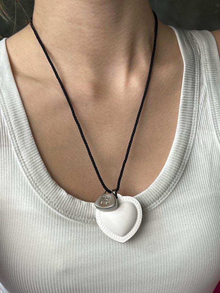 Подвеска-шнурок с сердцем Exclusive 72459694\25