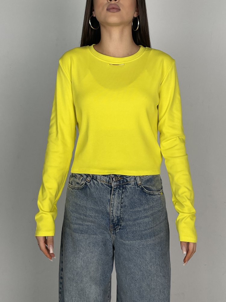 Лонгслив укороченный 72454716\37