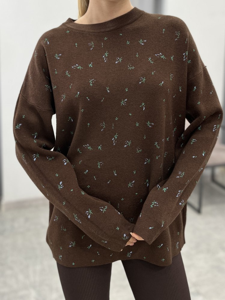 Джемпер с принтом 72460968\1013