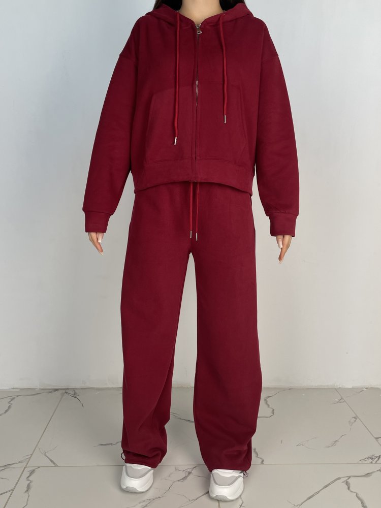 Спортивный костюм с брюками прямого кроя на кулиске 72455113\1025