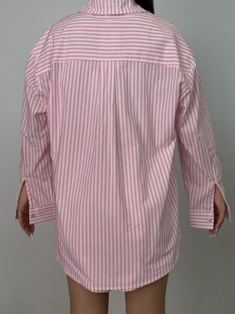 Костюм в полоску с шортами 72452998\731