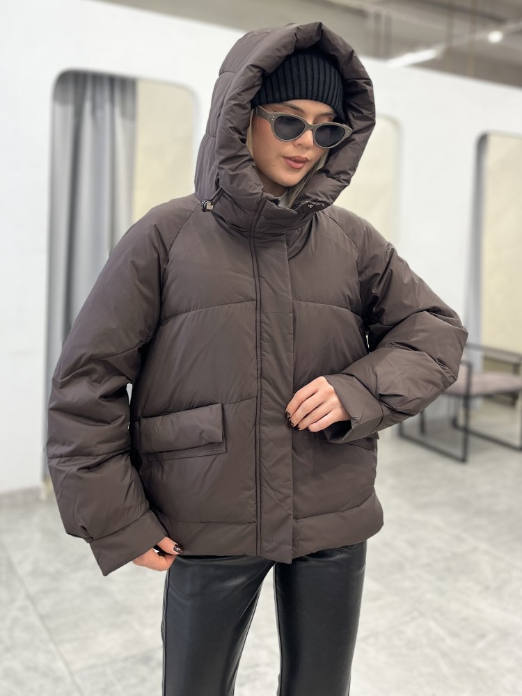 Пуховик с капюшоном (Тинсулейт) 1186 72460652\1013