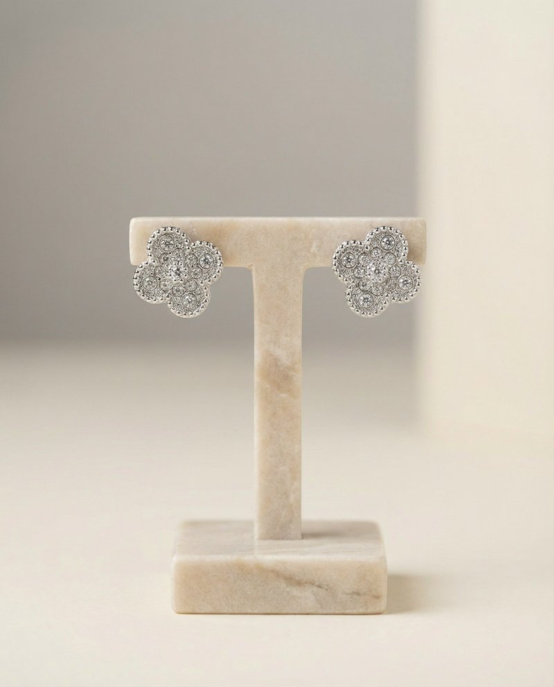 Серьги клевер 72461967\448