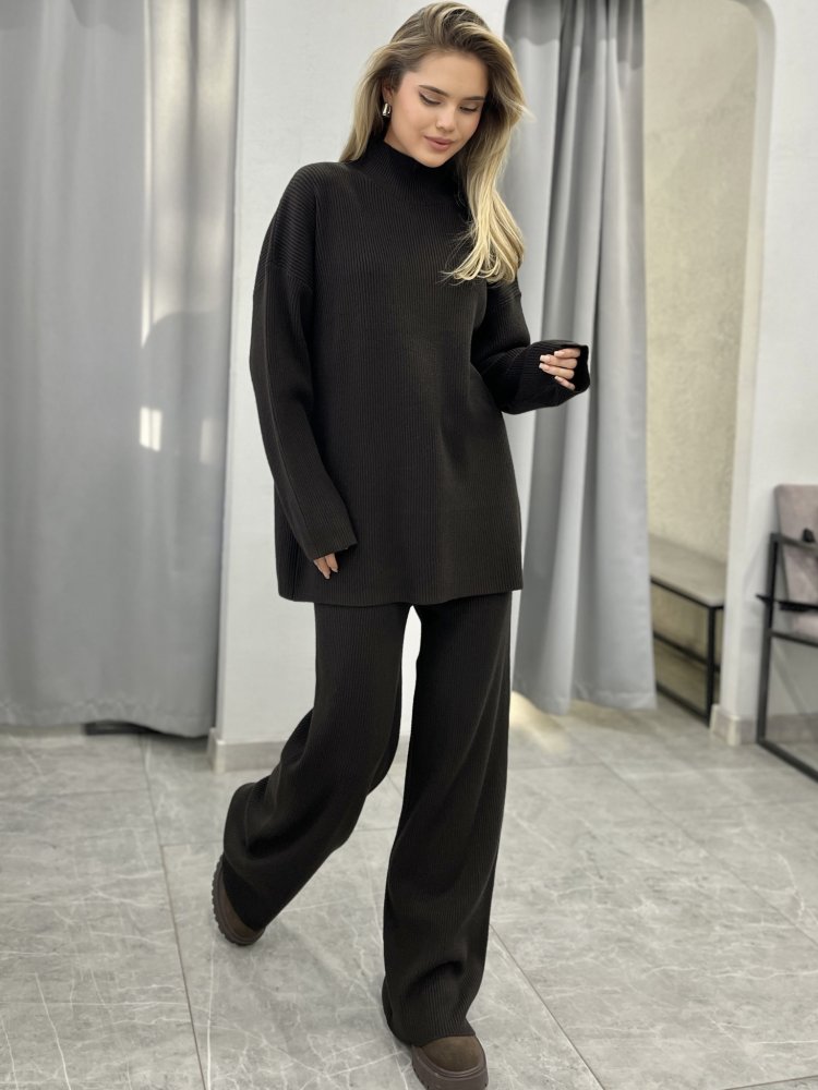 Костюм трикотажный с брюками прямого кроя 72460932\1031