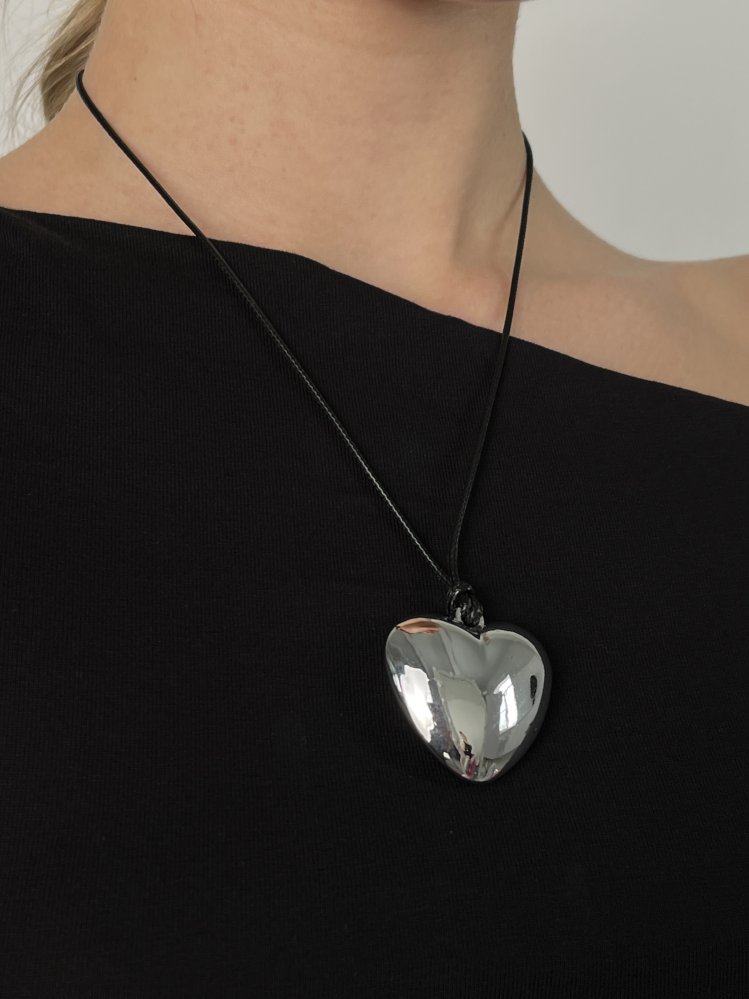 Подвеска-шнурок с сердцем Exclusive 72459364\782