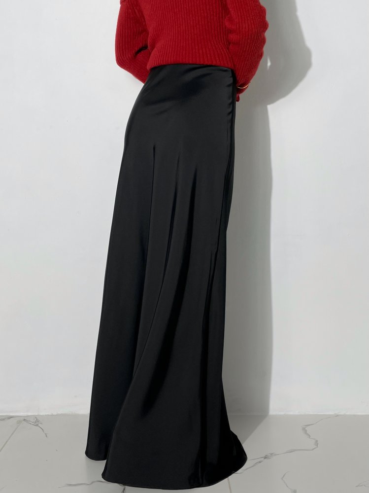 Юбка атласная макси 72458017\15