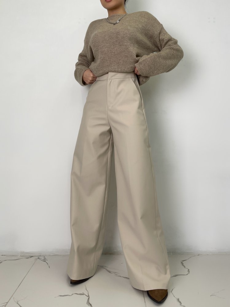 Брюки wide leg (хлопок) 4612 72456413\717