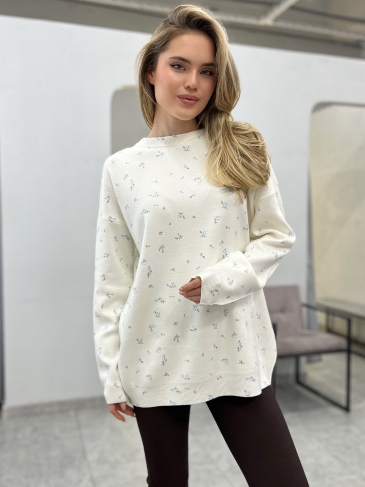 Джемпер с принтом 72460968\25