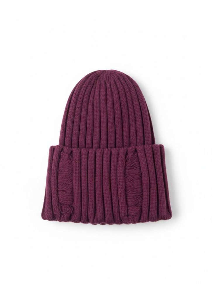 Шапка бини с рваностями 72461247\432