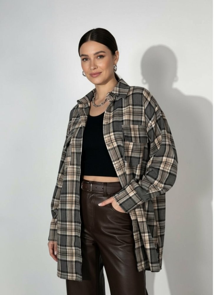 Рубашка SHOPDAANNA в клетку 72458081\10